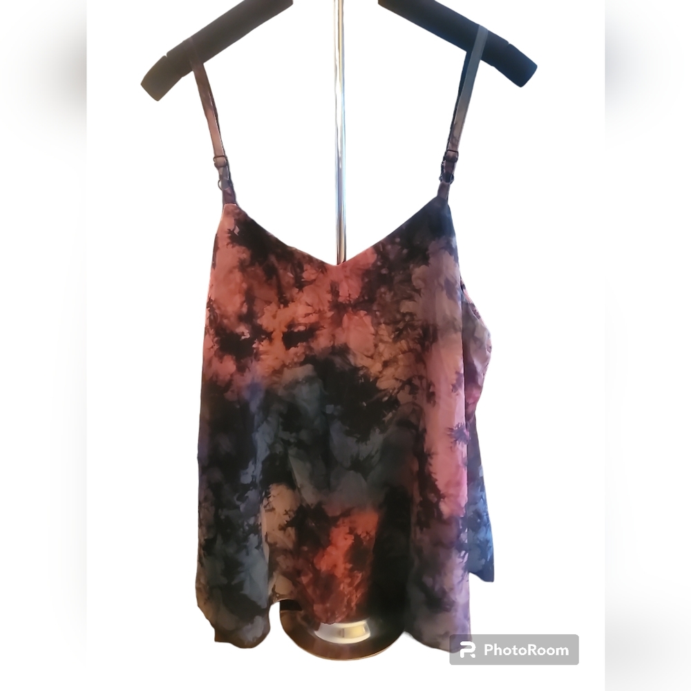 Torrid Sophie Chiffon Swing Top Tie Dye Size 1/XL